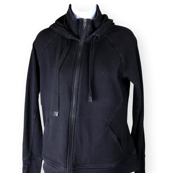 Athleta Jackets & Blazers - Athleta Triumph Jacket Women Black Full Zip Up Hoodies M